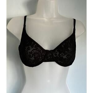 Bestform Bra Black Lace Unlined 36B